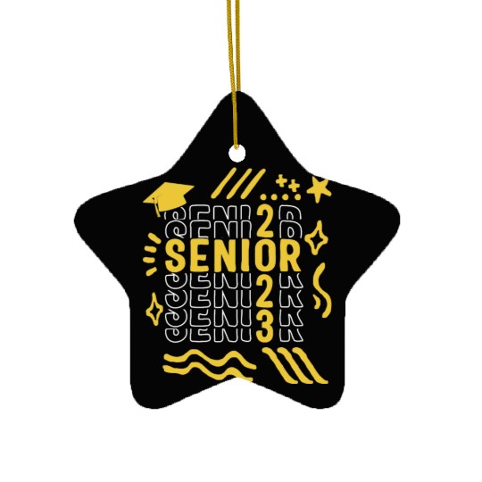 Graduation Ceramic Ornaments, Senior Class Of 2023 Gift End
