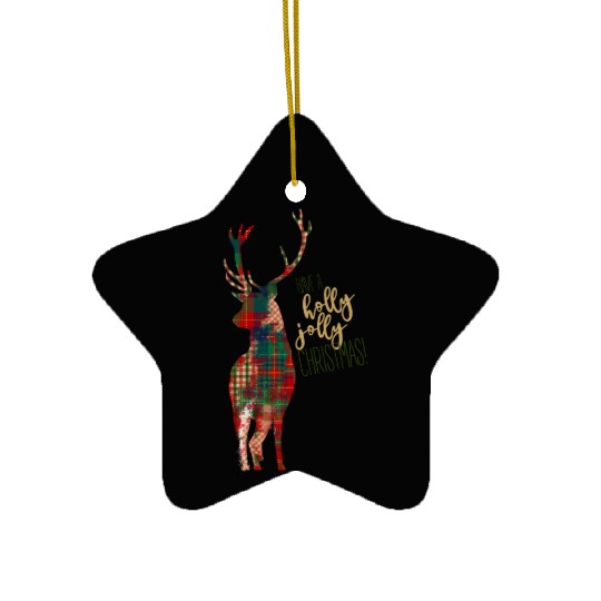 Holly Jolly Christmas! Ceramic Ornaments