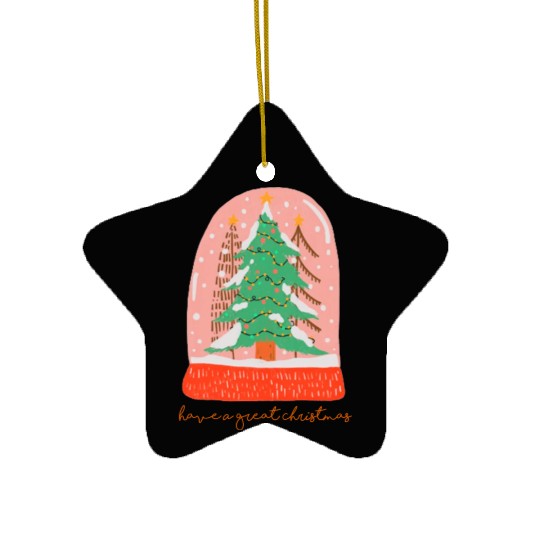 Have A Great Christmas | Tis The Season | Xmas Ceramic Ornaments
