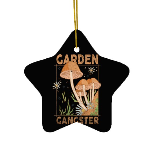 Garden Gangster Flower Enthusiast Ceramic Ornaments