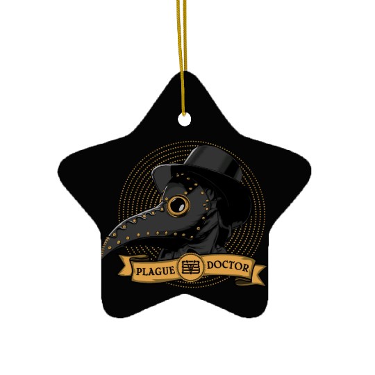 Plague Doctor Ceramic Ornaments
