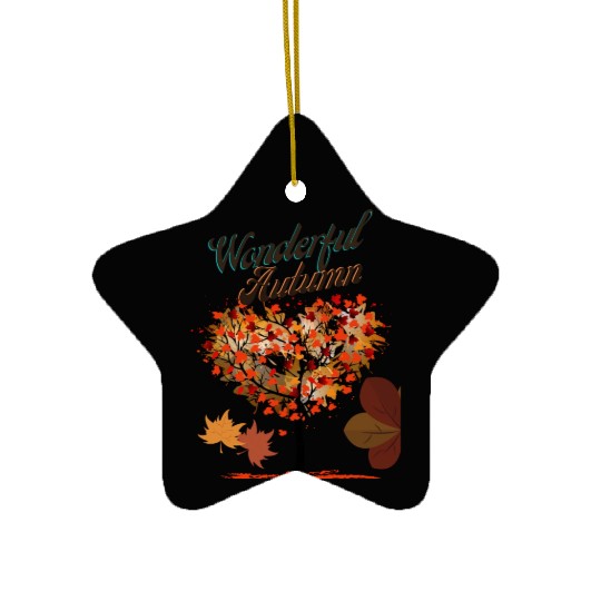 A wonderful autumn design. Ceramic Ornaments