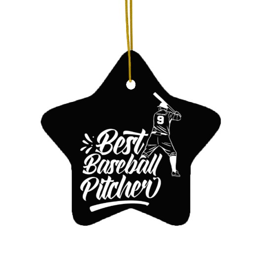 Best Baseball Pitcher Ever Player Sayings Hobby Ceramic Ornaments
