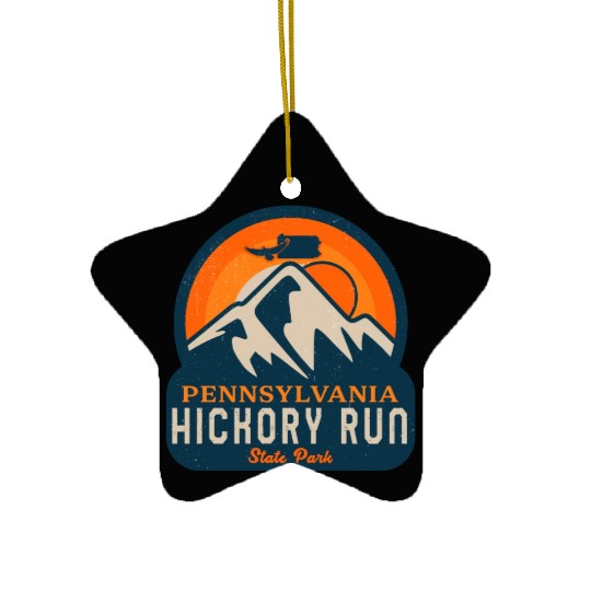 Hickory Run state park Pennsylvania Ceramic Ornaments