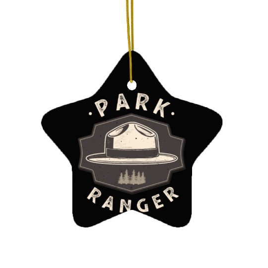 Park Ranger National Park Forester Ceramic Ornaments