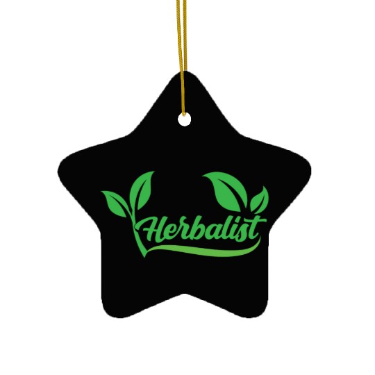 Herbalist Herb Herbalism Herbs Gardening Ceramic Ornaments