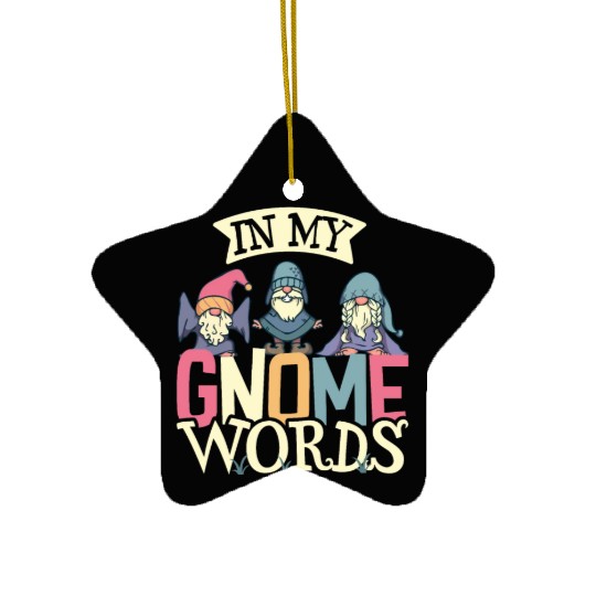 Garden Gnomes Gnome Lover Funny Gnome Gardening Ceramic Ornaments