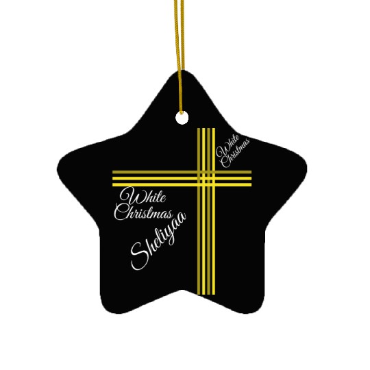 White Christmas Sheliyaa Ceramic Ornaments