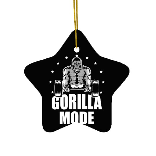 Gorilla Mode Monkey Whisperer Animal Zookeeper Ceramic Ornaments