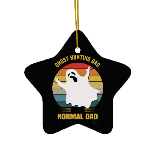 ghost hunting Ceramic Ornaments