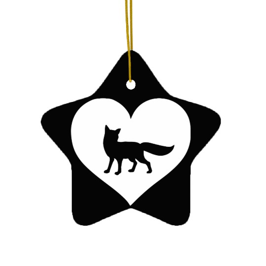 Fox Lover Birthday Fornage Girls & Women Ceramic Ornaments