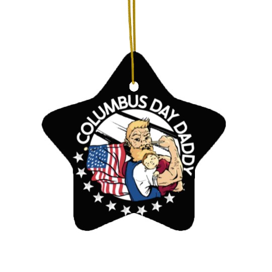 Columbus Day 1492 Ceramic Ornaments