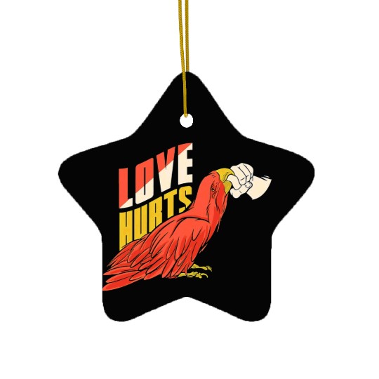 Love Hurts Ceramic Ornaments