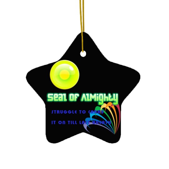 SEAL OF ALMIGHTY Ceramic Ornaments