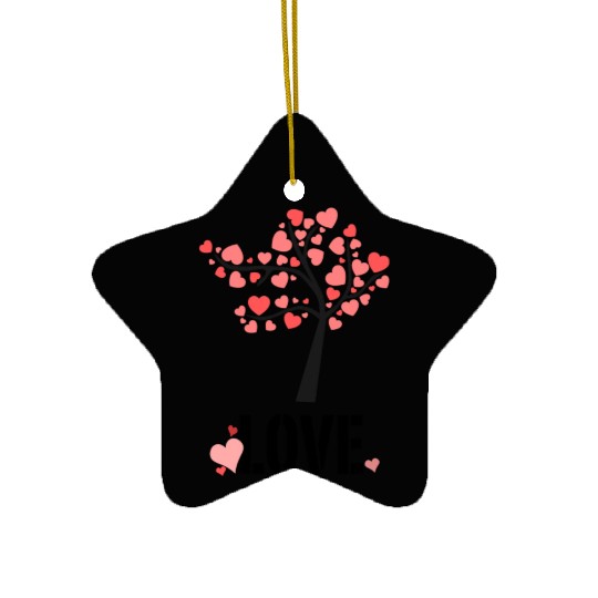 Valentine's Love Tree! Ceramic Ornaments