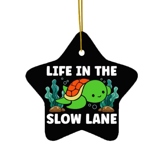 Marine Biology Life In The Slow Underwater Science Ceramic Ornaments