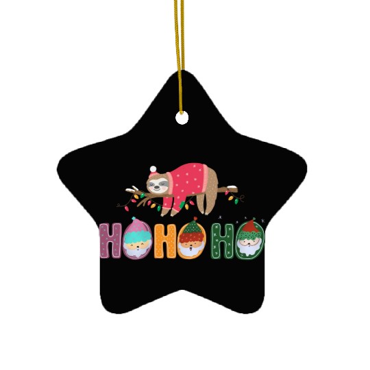 holiday kids wear HO HO HO collection Ceramic Ornaments