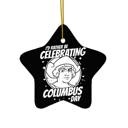 Columbus Day 1492 Ceramic Ornaments
