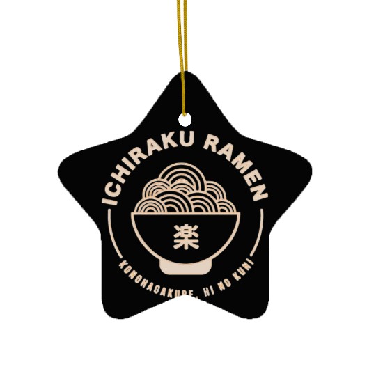 Ichiraku Ramen Hidden Leaf Ceramic Ornaments