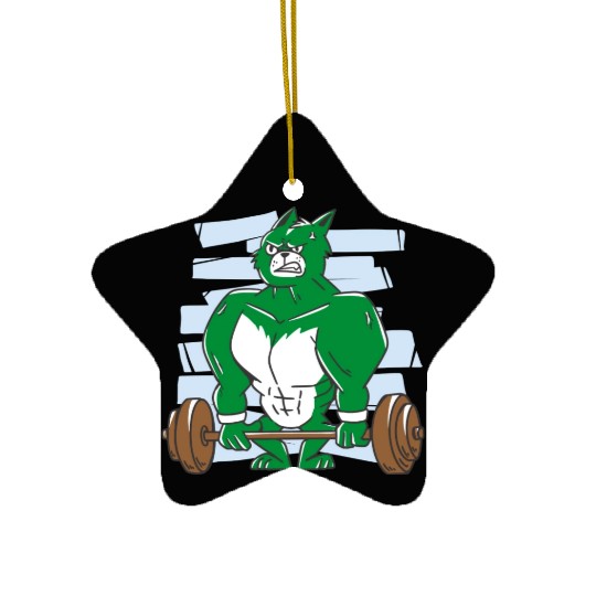 Pumping hulk. Gym Ceramic Ornaments