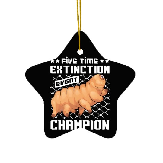 Moss Piglet Science Biology Tardigrade Lover Ceramic Ornaments