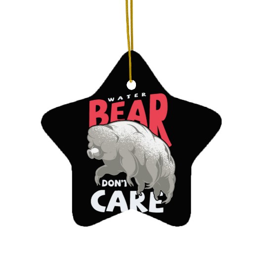 Moss Piglet Science Biology Tardigrade Lover Ceramic Ornaments