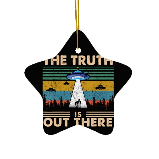 The Truth Is Out There Storm Raid Area 51 Alien Ceramic Ornaments