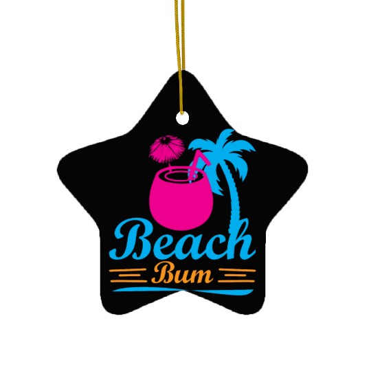 Feeling A LiL Salty with Summer Clothes Ceramic Ornaments