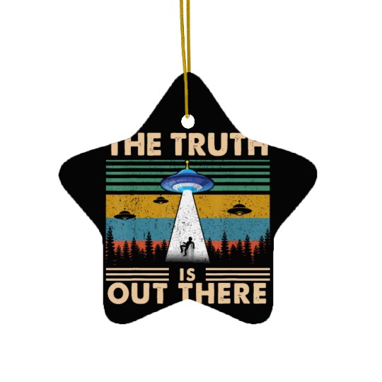 The Truth Is Out There Storm Raid Area 51 Alien Ceramic Ornaments