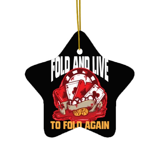 Poker Casino Poker Player Gambling Roulette Gift Ceramic Ornaments