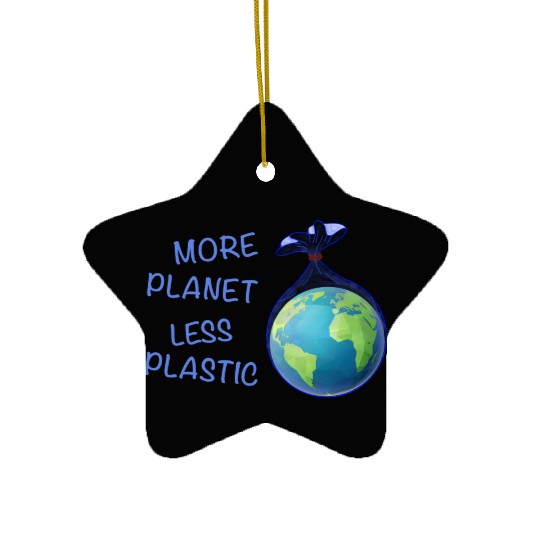 More Planet Less Plastic Eco Friendly Ceramic Ornaments