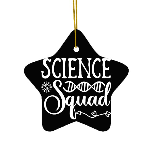 Science Squad Nerd Geek Teacher Student Gift Ideas Ceramic Ornaments