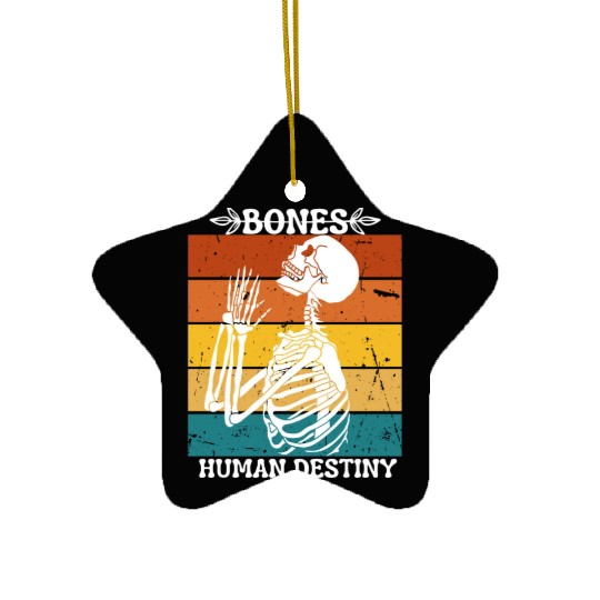 Human Bones Ceramic Ornaments