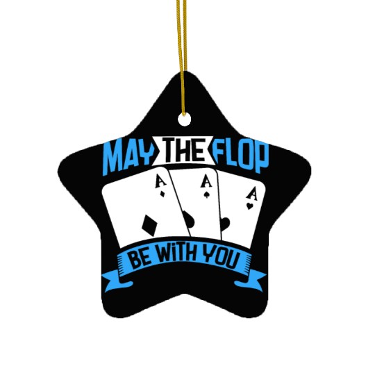 Poker Casino Poker Player Gambling Roulette Ceramic Ornaments