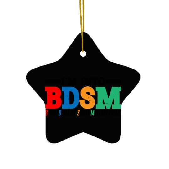 Im Into BDSM Bench Squat Deadlift Military Press16 Ceramic Ornaments