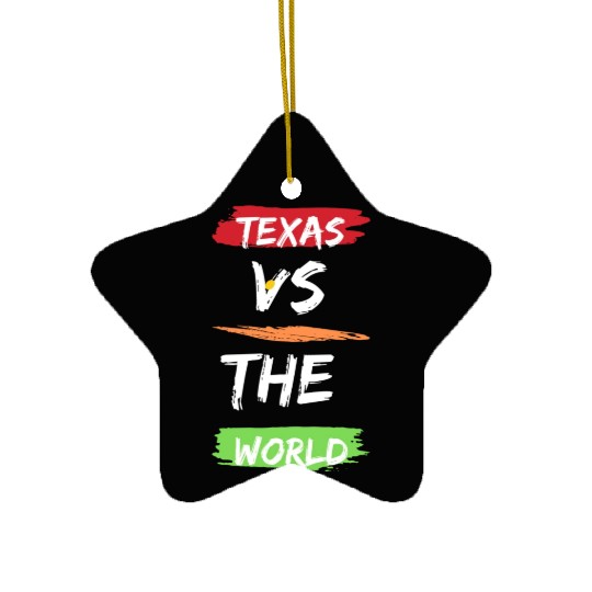 TEXAS PRIDE Ceramic Ornaments
