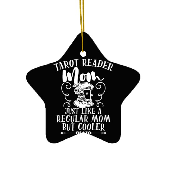 Funny Tarot Reader Mom Definition Tarot Card Ceramic Ornaments