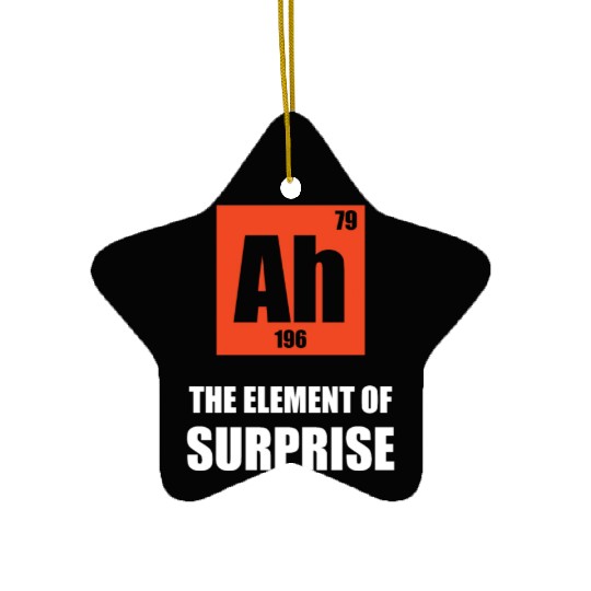 Ah 196 79 the element of surprise Ceramic Ornaments
