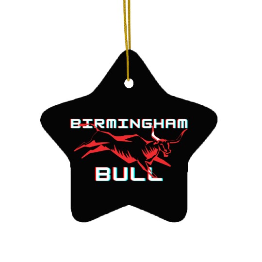 Birmingham bull Ceramic Ornaments