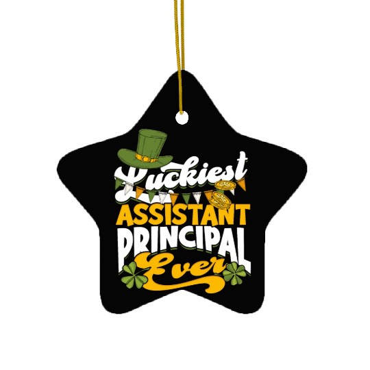 Assistant Principal Back School Teacher Principal Ceramic Ornaments