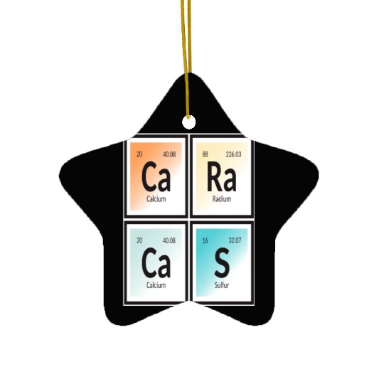 Caracas | Periodic Table of Elements Ceramic Ornaments