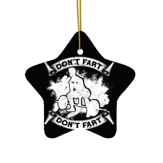 Deadlift Gym Workout Deadlifting Fitlochlochness Ceramic Ornaments