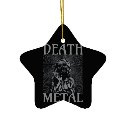Goth Satan Rock Festivals Black Heavy Death Metal Ceramic Ornaments