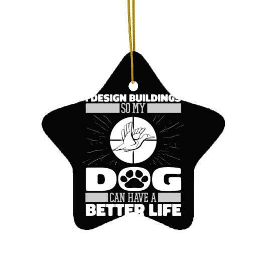 Duck Hunting Dog Ceramic Ornaments