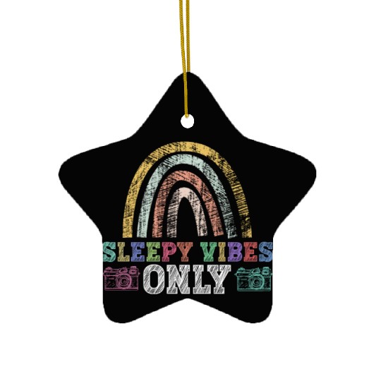 Sleepy Vibes Only - Newborn Photographer Ceramic Ornaments