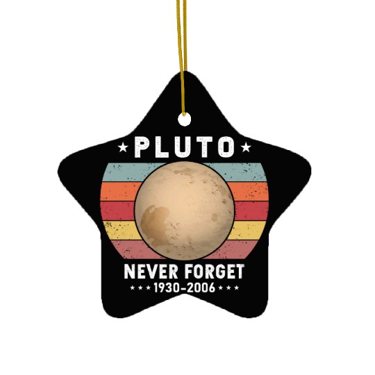 Pluto Never Forget 1930-2006 Ceramic Ornaments