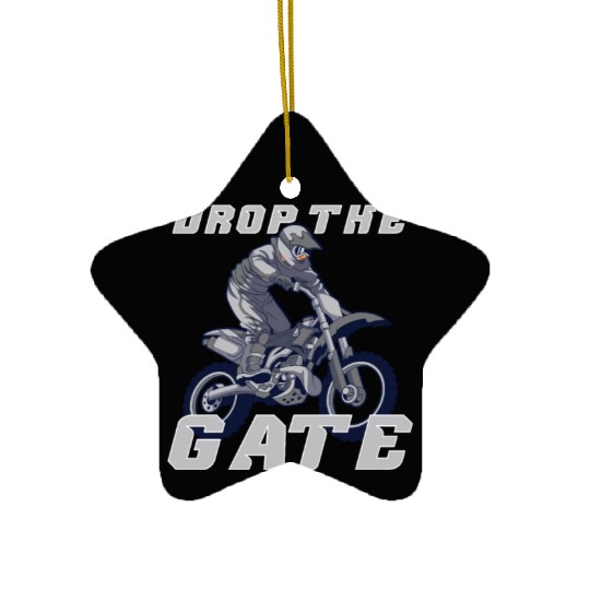 Dirt Bike Dirt Bike Riding Motocross Dirt Biking Ceramic Ornaments
