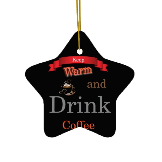 Coffee Ceramic Ornaments