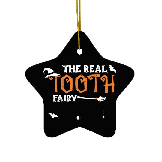 The Real Tooth Fairy - Halloween Ceramic Ornaments