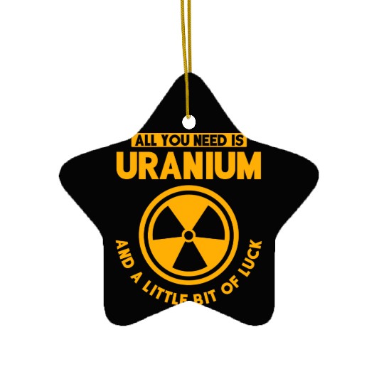Nuclear Engineer, nuclear, science Ceramic Ornaments
